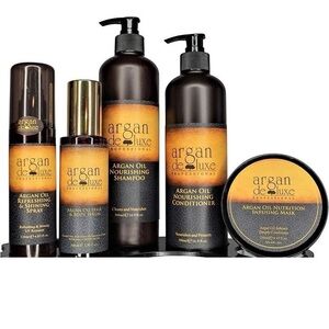 Hair Care Set - Black and Gold